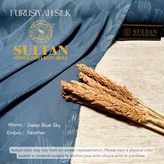 Embos Furusiyah Silk Deep Blue Sky